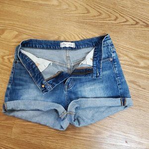 #diy #midrise #cuff denim madewell cutoff shorts
